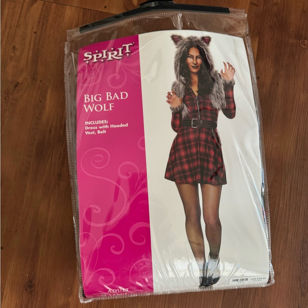 Big bad wolf women’s costume size large